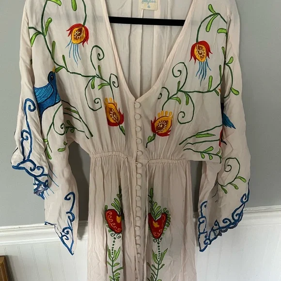 FILLYBOO - strange magic duster dress light blush size SMALL EXTREMELY RARE - Picture 7 of 10